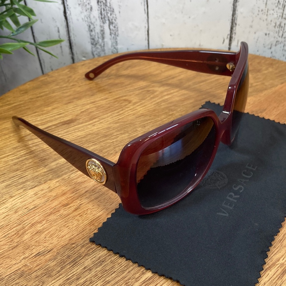 Versace Limited Edition 4224K Burgundy Sunglasses - Picture 2 of 11